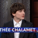 Timothée Chalamet breaks it to Stephen Colbert that Steve Carell is now an internet "sex icon"