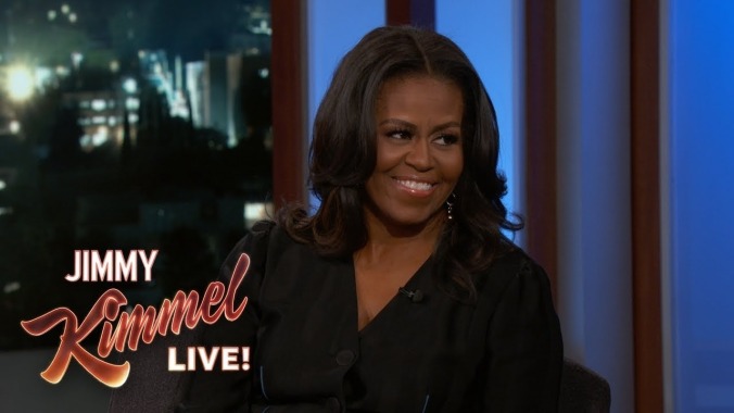 Michelle Obama says things she could never say as First Lady on Jimmy Kimmel Live!