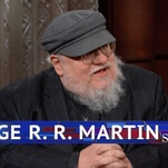 "There is no porn in Middle Earth," laments George R.R. Martin to Stephen Colbert on The Late Show