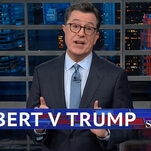 Stephen Colbert accuses Donald Trump of stealing his material