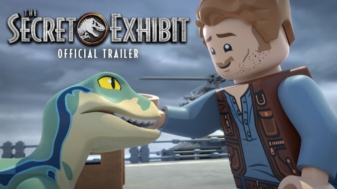 What the hell, let’s watch a LEGO prequel to Jurassic World