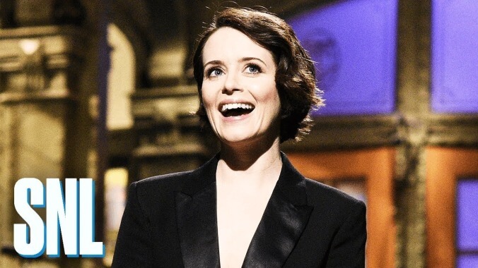 Claire Foy may be funny, but Saturday Night Live doesn't give her much chance to prove it