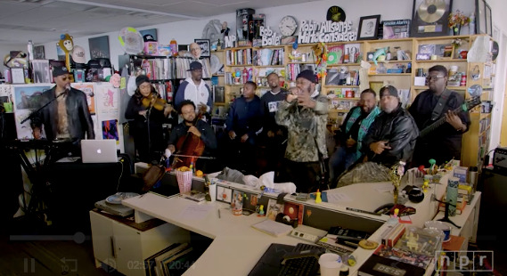 Wu-Tang Clan form like Voltron on NPR’s Tiny Desk