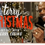 NBC is live-streaming Terry Crews painting holiday pictures, and it's that Bob Ross kind of soothing