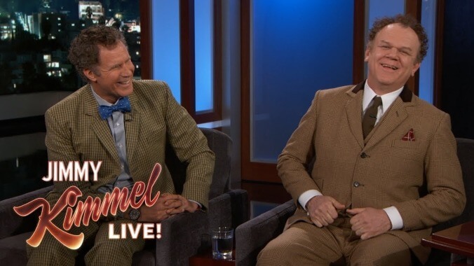 Will Ferrell and John C. Reilly are reunited and it feels so silly on Jimmy Kimmel Live!