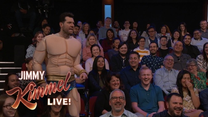 On Jimmy Kimmel Live!, Billy Eichner's Namor tells his DC counterpart, "Fuck Aquaman"
