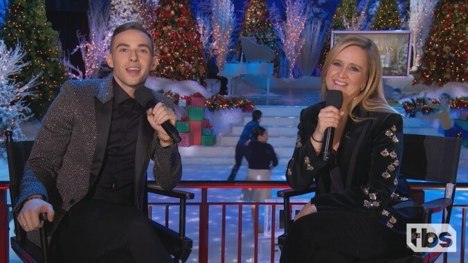 Sam Bee and Adam Rippon host the holiday civil rights pageant Full Frontal's I.C.E. On Ice