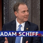 Stephen Colbert to incoming intelligence head Adam Schiff: "I've never seen you look this happy"