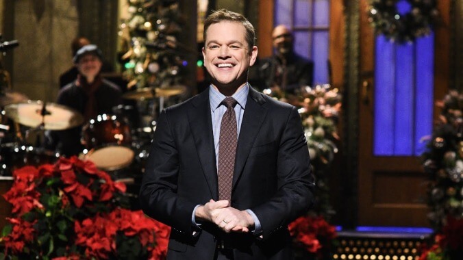 Matt Damon helps Saturday Night Live end 2018 on a warm and funny note