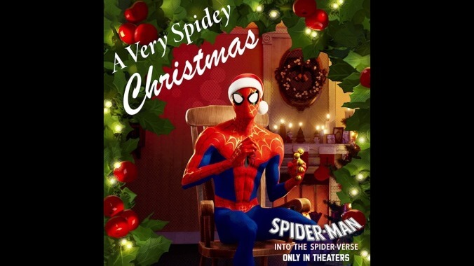 Now you can stream a 5-track version of Into The Spider-Verse's delightful Spidey Christmas album