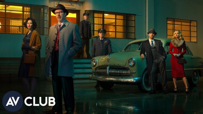 We talk to the cast of the History Channel's new drama, Project Blue Book