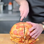 Behold: A gourmet version of Eric Andre's visionary "pizza ball"