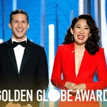 Andy Samberg and Sandra Oh roast the audience in playful Golden Globes monologue 