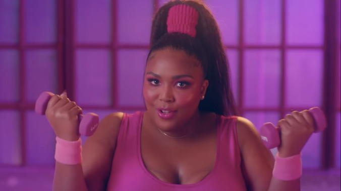 It's a new year and a new Lizzo in the pop star's hilariously retro video for "Juice"