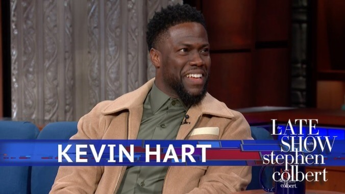 On The Late Show, Kevin Hart talks more about how he's done talking about his anti-gay comments