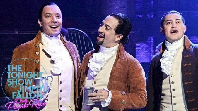 Jimmy Fallon gets to play Hamilton in Puerto Rico, but at least it's for a good cause