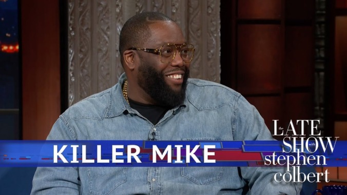 Killer Mike tells Stephen Colbert about his new show, marketing the Crips, and how Atlanta is Wakanda