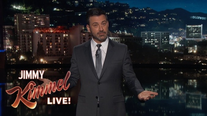 Jimmy Kimmel makes a long shot appeal for Donald Trump to end his government shutdown