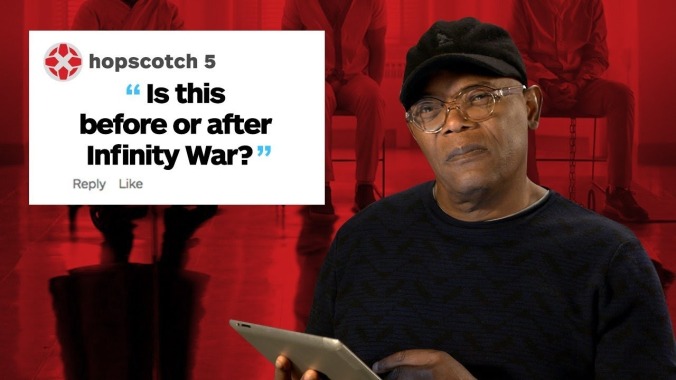 Samuel L. Jackson would like to remind you that there's more to movies than "this Avengers and Marvel shit"