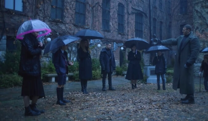 The end is nigh—but the music's good—in the first trailer for Netflix's Umbrella Academy