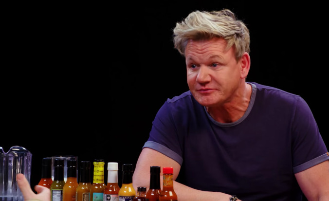 Gordon Ramsey tells some spicy wings to fuck off