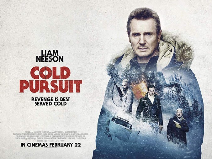 Liam Neeson and a snow plow star in Cold Pursuit, this year's cure for the winter-movie blues