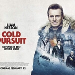 Liam Neeson and a snow plow star in Cold Pursuit, this year's cure for the winter-movie blues