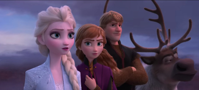 Elsa's an ice-wielding warrior in the first Frozen II teaser