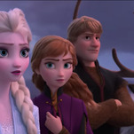 Elsa's an ice-wielding warrior in the first Frozen II teaser