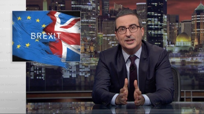 Last Week Tonight returns to assert that, with Brexit, Britain has not yet begun to fuck itself