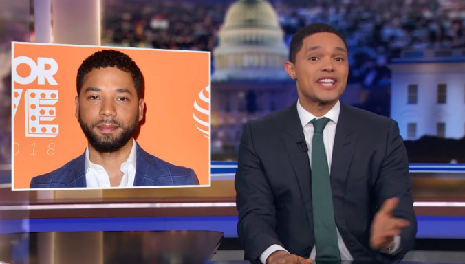 Trevor Noah and The Daily Show dive in and dissect this whole absurd Jussie Smollett mess