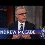 Andrew McCabe tells Stephen Colbert that Trump-Russia is "more suspicious every day"