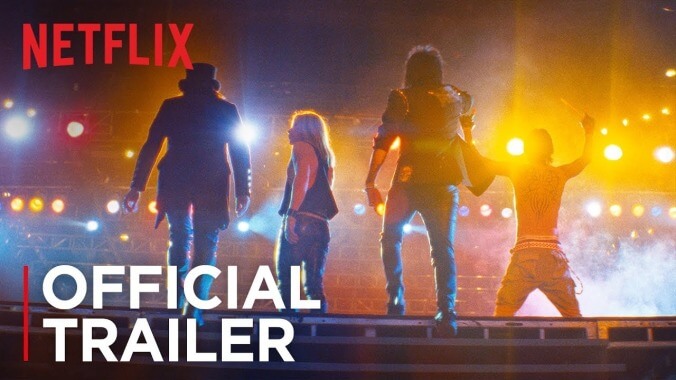 Ramsay Bolton's feathered bangs star in the trailer for Netflix's Mötley Crüe biopic