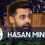 Aspiring hoops legend Hasan Minhaj tells Jimmy Fallon about getting posterized, body-slammed