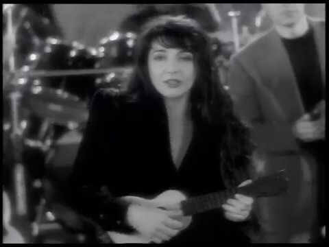 Kate Bush strums a ukulele in space in the long-lost video for her "Rocketman" cover