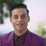 Rami Malek is a fan of creepily talking into the camera
about things he’s a fan of