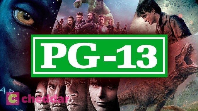 The highest-grossing
movies of all time are rated PG-13, and there's a reason for that