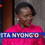 Lupita Nyong'o bewitches, freaks out Stephen Colbert with golden eyes and tales of Us