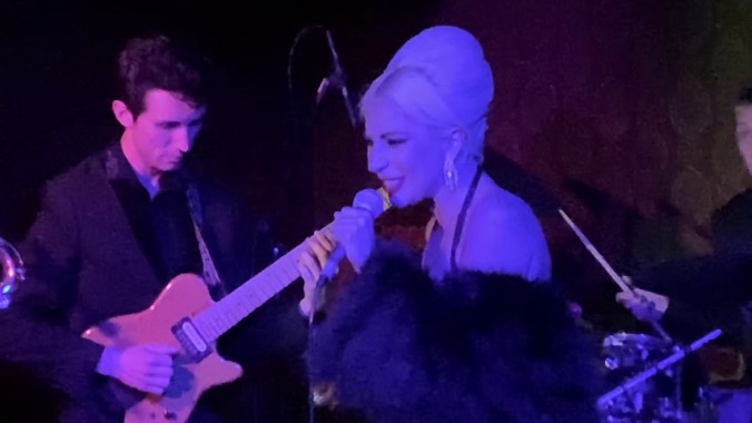 Lady Gaga delivered a surprise set at a jazz show curated by Limp Bizkit's Fred Durst