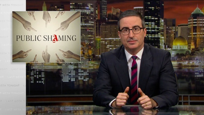 John Oliver talks public shaming with Monica Lewinsky, who has some thoughts