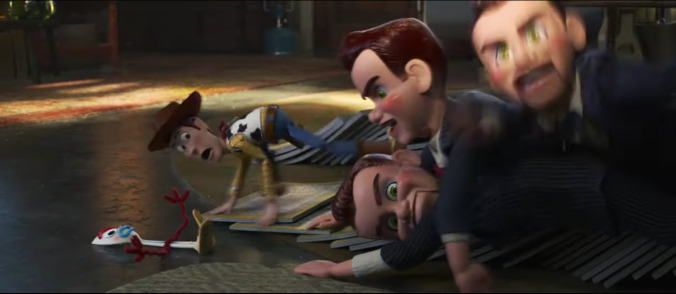 Woody meets an army of terrifying ventriloquist dummies in the first full Toy Story 4 trailer