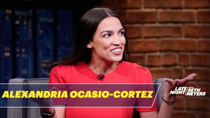 No, the Green New Deal doesn't ban cow farts and ice cream, explains Alexandria Ocasio-Cortez on Late Night