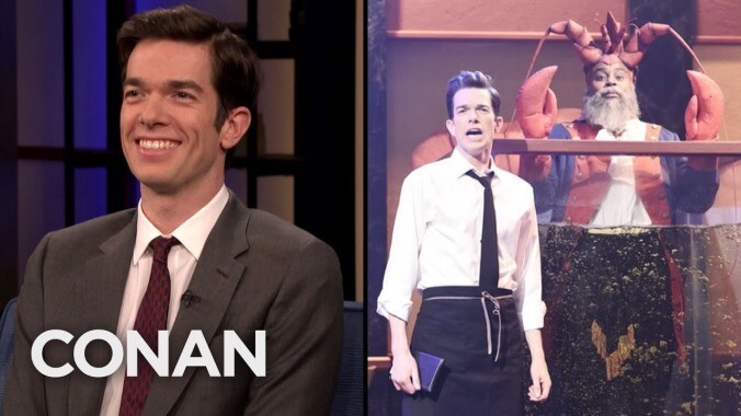 On Conan, John Mulaney hints at a third sketch in the "Diner Lobster," "Bodega Bathroom" trilogy