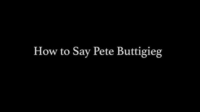 This new banger teaches you how to say "Pete Buttigieg"