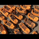 Here’s why Garfield phones have been washing up on French beaches
for 35 years