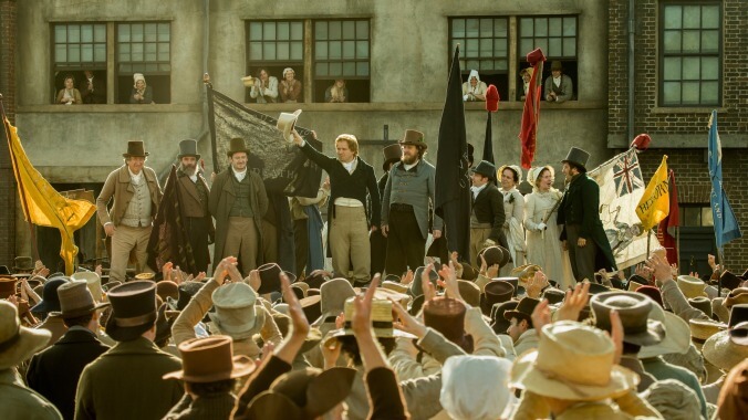 For a movie about a famous massacre, Mike Leigh’s Peterloo is very dry