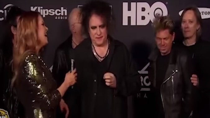 This interview with The Cure's Robert Smith is beautifully awkward