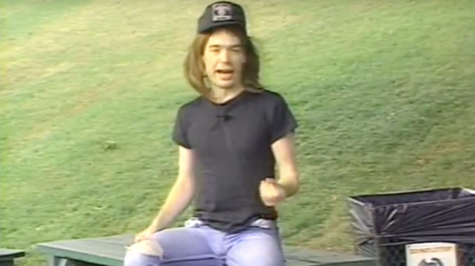 Watch a mega-young Mike Myers introduce Wayne Campbell on Canadian TV