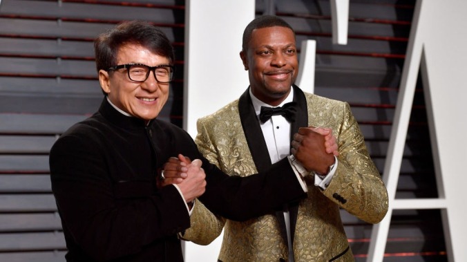 Chris Tucker and Jackie Chan are either bad at waving or teasing a fourth Rush Hour