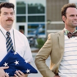 Walton Goggins reuniting with Danny McBride for The Righteous Gemstones, as evidenced by this righteous photo